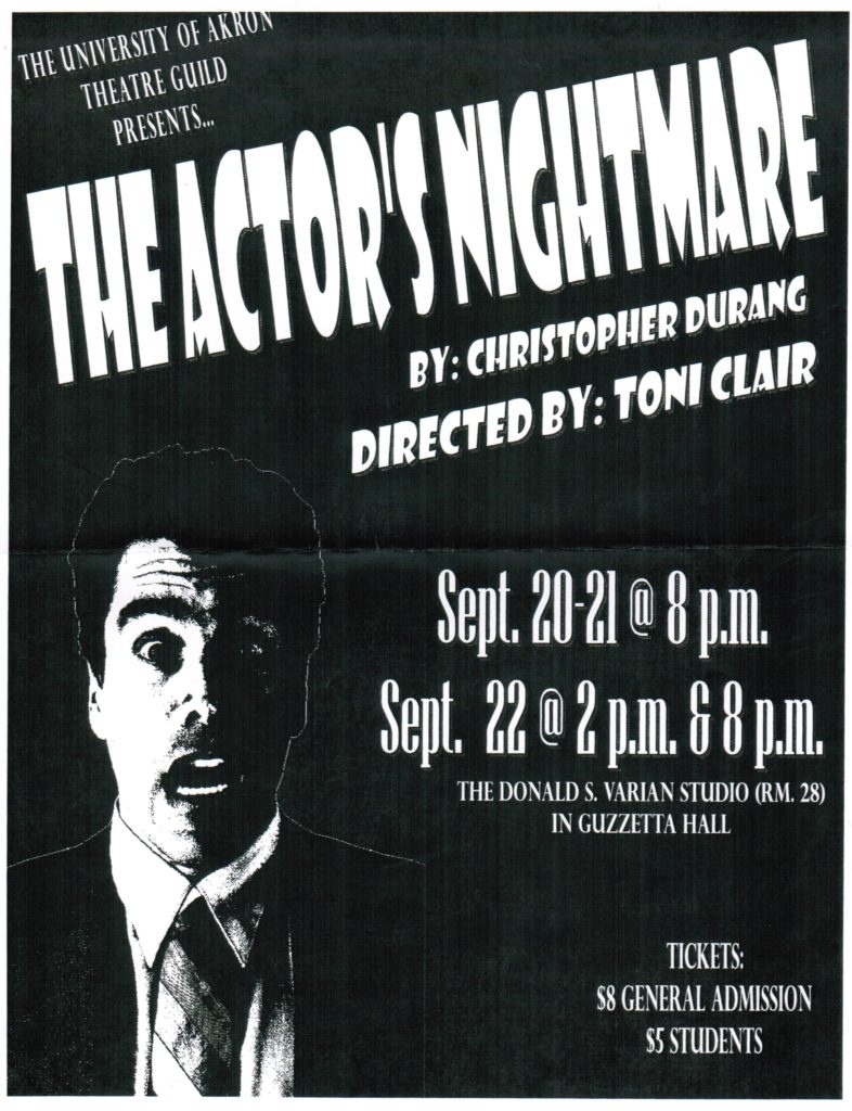 The Actor's Nightmare - Directed by Toni Clair